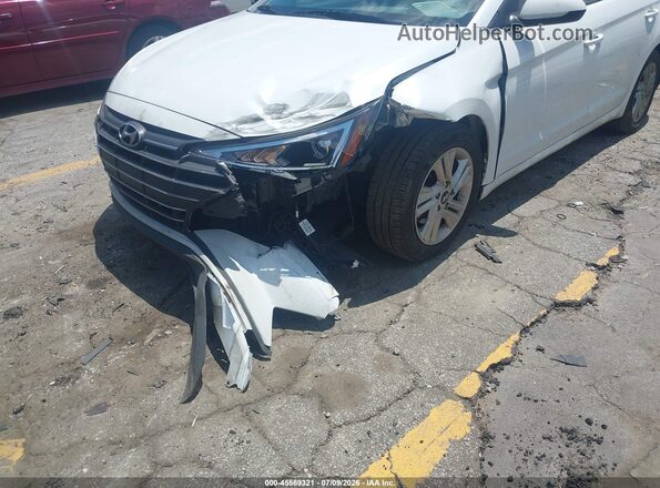 5NPD84LF8KH453712 2019 HYUNDAI ELANTRA White Դիմացի տեսք