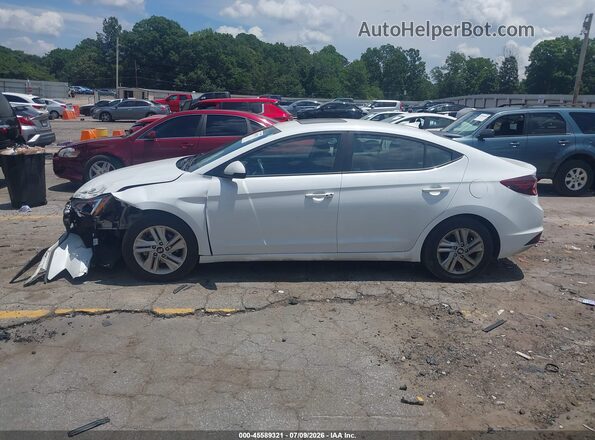 5NPD84LF8KH453712 2019 HYUNDAI ELANTRA White Սալոնի 360 աստիճան տեսք