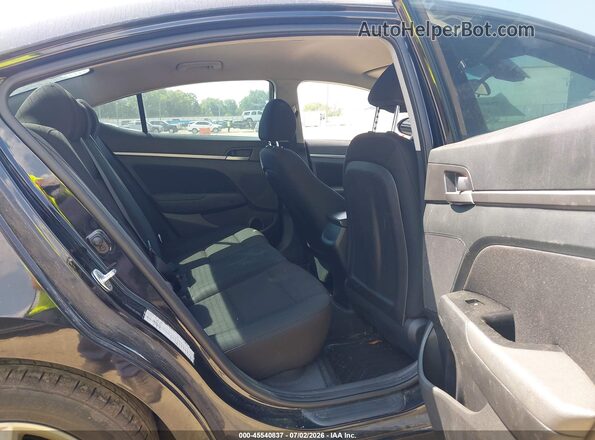 5NPD84LF8KH460661 2019 HYUNDAI ELANTRA Black Widok naklejki z numerem VIN