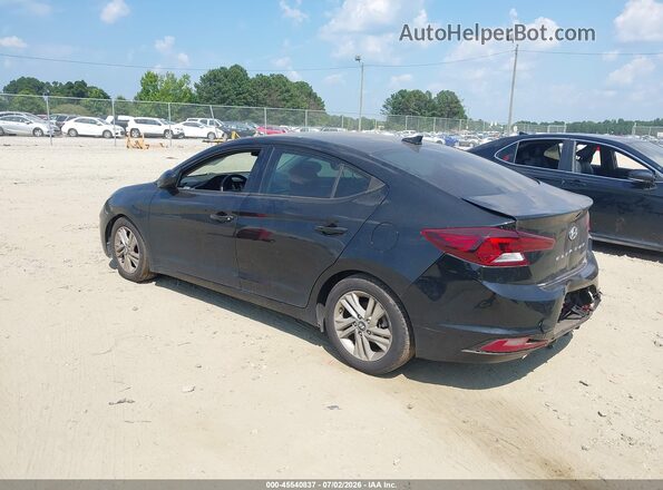 5NPD84LF8KH460661 2019 HYUNDAI ELANTRA Black Tył lewy