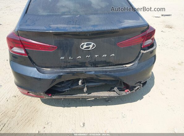 5NPD84LF8KH460661 2019 HYUNDAI ELANTRA Black Widok z przodu