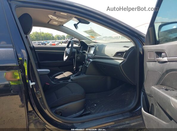 5NPD84LF8KH460661 2019 HYUNDAI ELANTRA Black Widok wnętrza z przodu