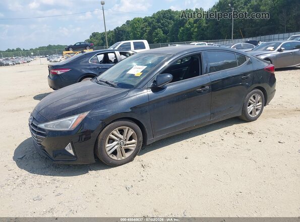 5NPD84LF8KH460661 2019 HYUNDAI ELANTRA Black Przód lewy