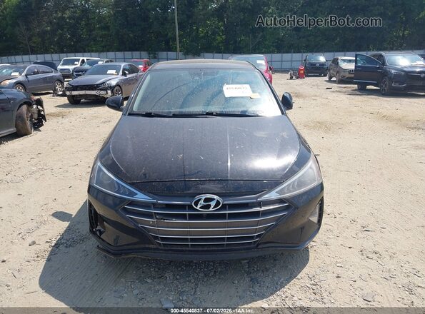 5NPD84LF8KH460661 2019 HYUNDAI ELANTRA Black Widok zestawu wskaźników