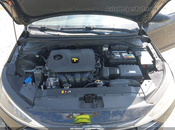 5NPD84LF8KH460661 2019 HYUNDAI ELANTRA Black Widok z tyłu