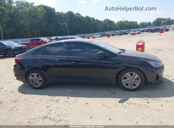 5NPD84LF8KH460661 2019 HYUNDAI ELANTRA Black Widok wnętrza z tyłu