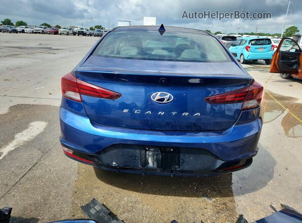 5NPD84LF8KH467206 2019 HYUNDAI ELANTRA Blue Vista trasera