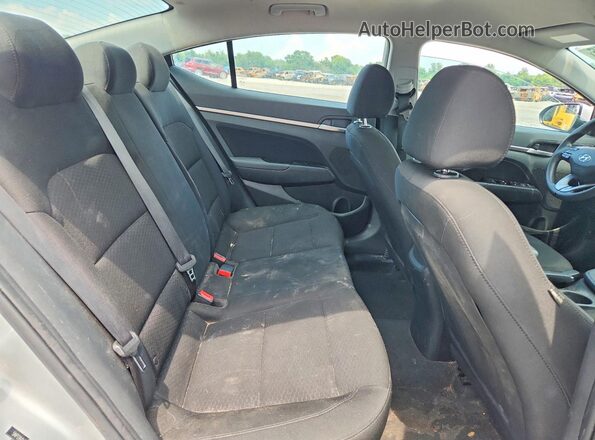 5NPD84LF8KH471014 2019 HYUNDAI ELANTRA Silver Вид задніх сидінь