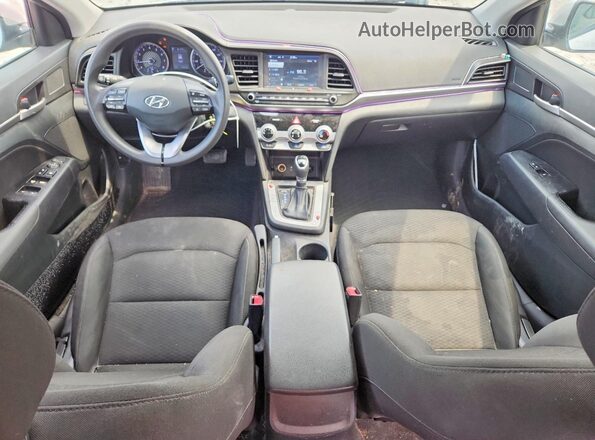 5NPD84LF8KH471014 2019 HYUNDAI ELANTRA Silver Вид панелі приладів