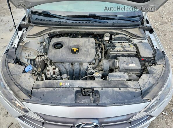 5NPD84LF8KH471014 2019 HYUNDAI ELANTRA Silver Вид задньої частини салону