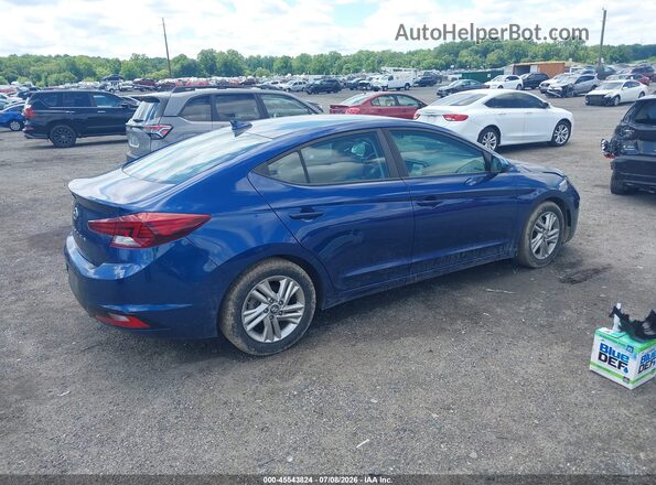 5NPD84LF8KH473135 2019 HYUNDAI ELANTRA Blue Tył prawy
