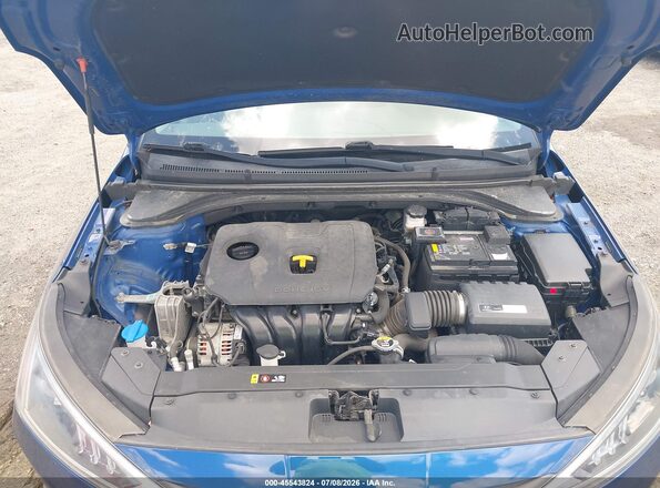 5NPD84LF8KH473135 2019 HYUNDAI ELANTRA Blue Widok z tyłu