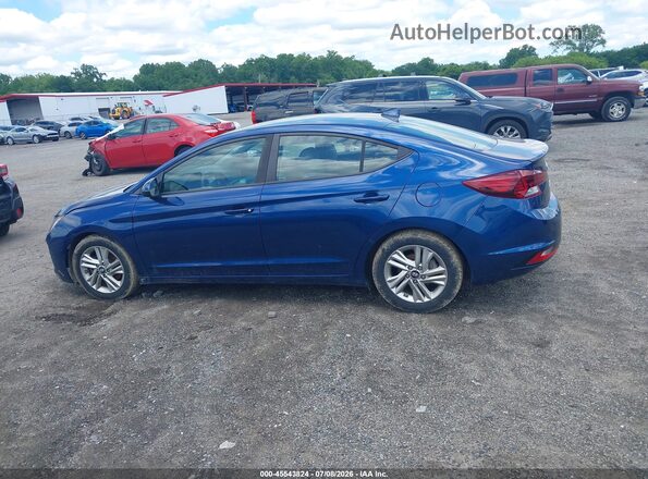 5NPD84LF8KH473135 2019 HYUNDAI ELANTRA Blue Widok wnętrza 360 stopni