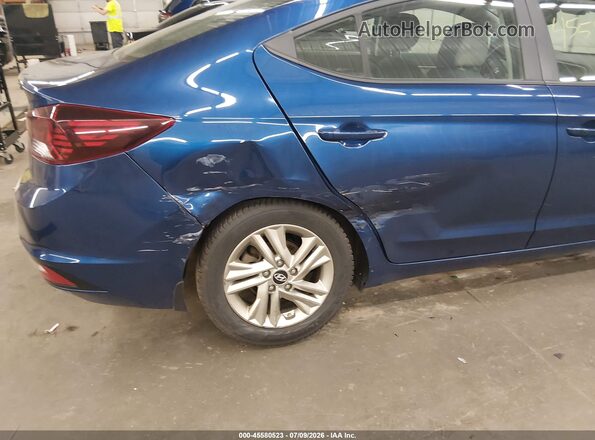 5NPD84LF8KH479291 2019 HYUNDAI ELANTRA Blue Widok z przodu