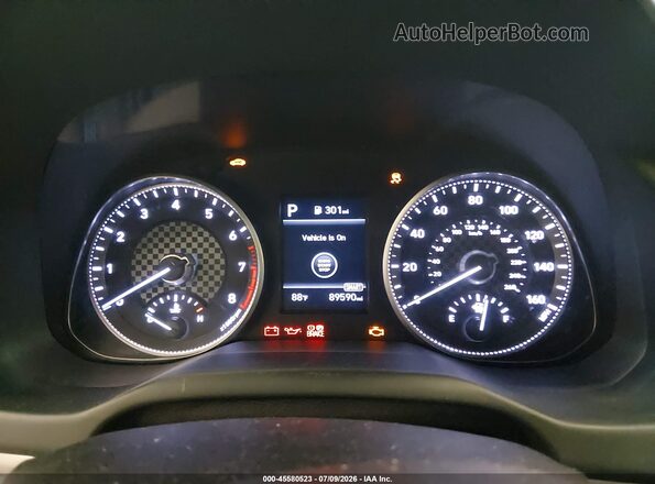 5NPD84LF8KH479291 2019 HYUNDAI ELANTRA Blue Widok tylnych siedzeń