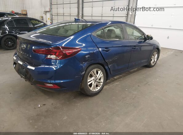 5NPD84LF8KH479291 2019 HYUNDAI ELANTRA Blue Tył prawy