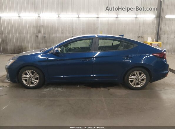 5NPD84LF8KH479291 2019 HYUNDAI ELANTRA Blue 
