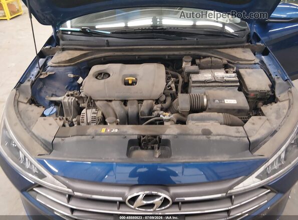 5NPD84LF8KH479291 2019 HYUNDAI ELANTRA Blue Widok z tyłu