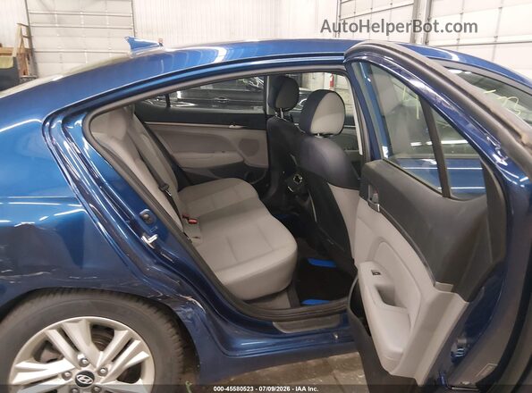 5NPD84LF8KH479291 2019 HYUNDAI ELANTRA Blue Widok naklejki z numerem VIN