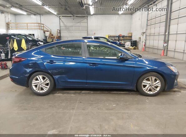 5NPD84LF8KH479291 2019 HYUNDAI ELANTRA Blue Widok wnętrza 360 stopni