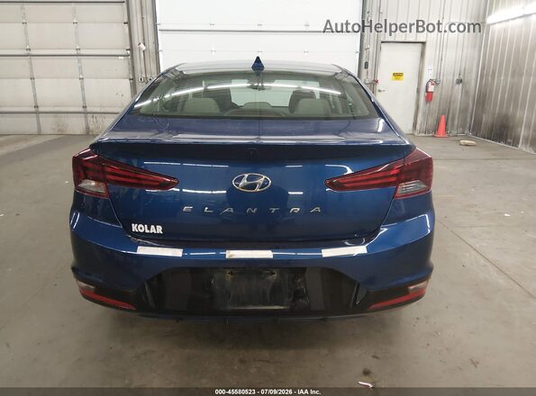 5NPD84LF8KH479291 2019 HYUNDAI ELANTRA Blue 