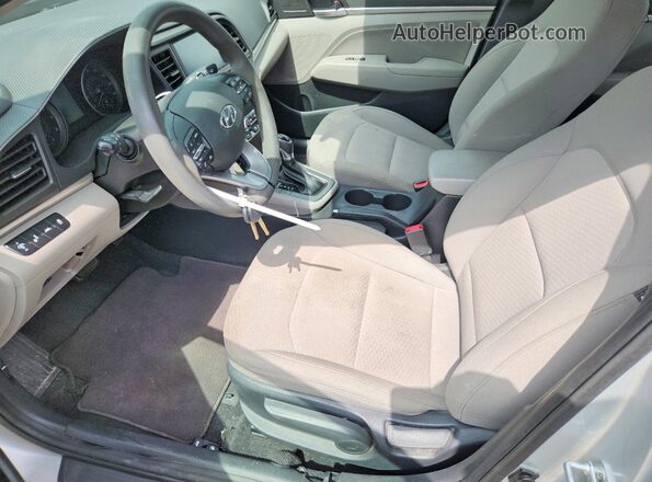 5NPD84LF8LH525820 2020 HYUNDAI ELANTRA Silver Vista interior delantera