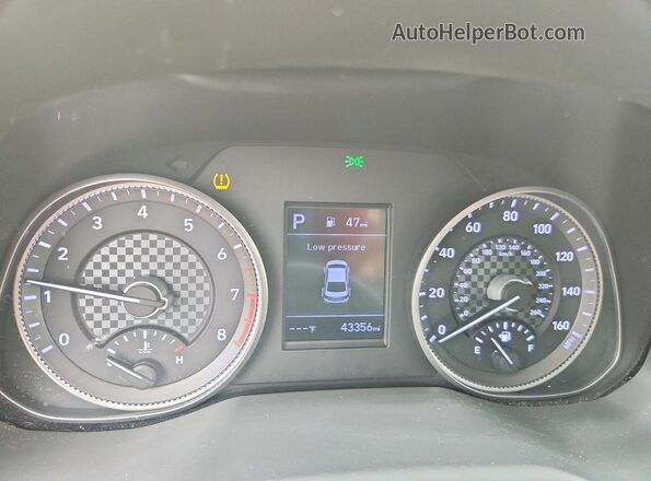 5NPD84LF8LH525820 2020 HYUNDAI ELANTRA Silver Vista del cuadro de instrumentos