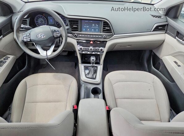 5NPD84LF8LH525820 2020 HYUNDAI ELANTRA Silver Vista del salpicadero