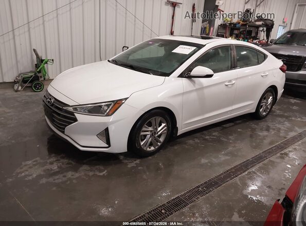 5NPD84LF8LH534968 2020 HYUNDAI ELANTRA Белый Передняя левая четверть