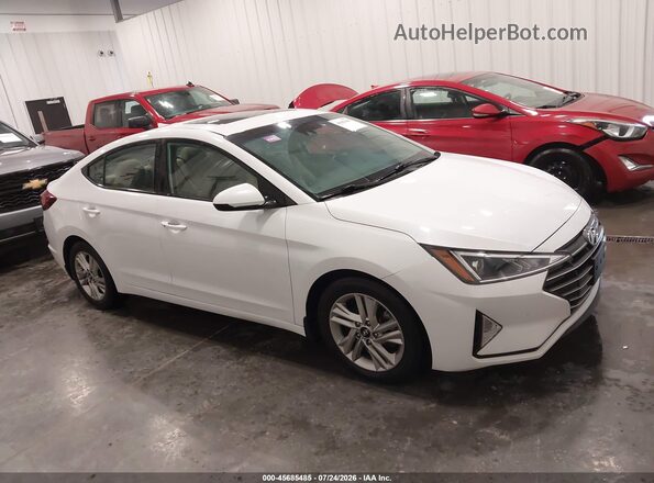 5NPD84LF8LH534968 2020 HYUNDAI ELANTRA Белый Вид задней части салона