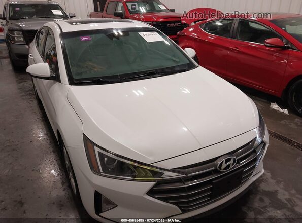 5NPD84LF8LH534968 2020 HYUNDAI ELANTRA Белый Вид спереди
