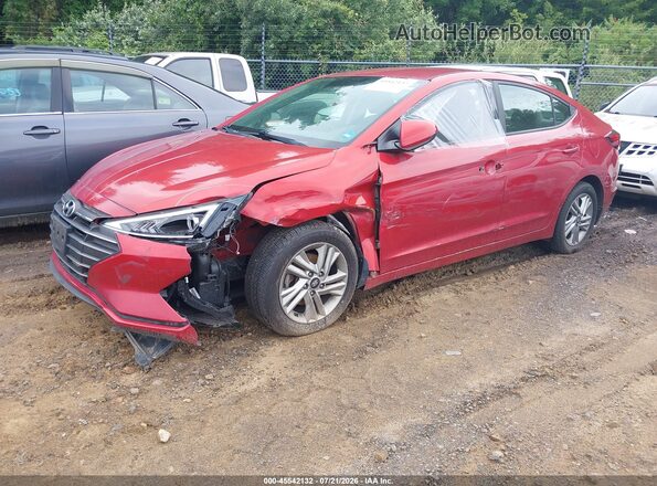 5NPD84LF8LH539992 2020 HYUNDAI ELANTRA Red Vista tres cuartos delantera izquierda
