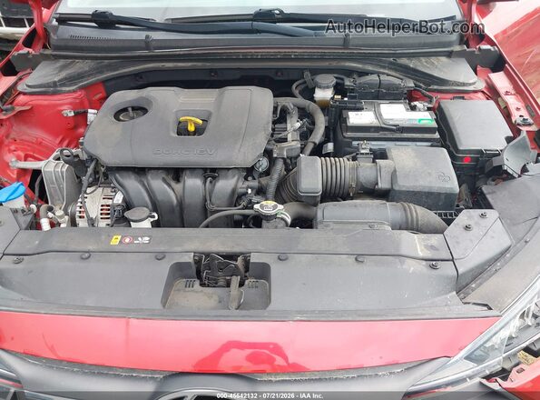 5NPD84LF8LH539992 2020 HYUNDAI ELANTRA Red Vista de los asientos traseros