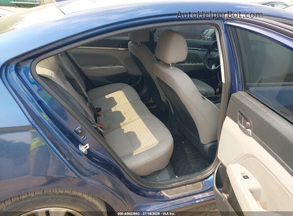 5NPD84LF8LH544075 2020 HYUNDAI ELANTRA Blue VIN კოდის სტიკერის ხედი