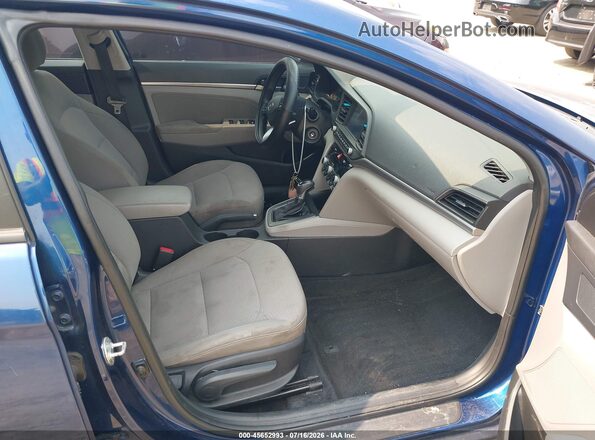 5NPD84LF8LH544075 2020 HYUNDAI ELANTRA Blue წინა სალონის ხედი