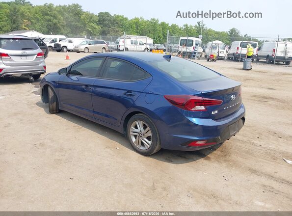 5NPD84LF8LH544075 2020 HYUNDAI ELANTRA Blue უკანა მარცხენა