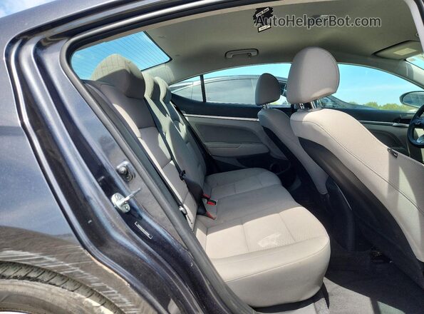 5NPD84LF8LH570448 2020 HYUNDAI ELANTRA Gray Vista de los asientos traseros