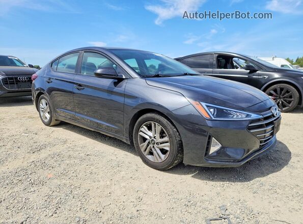 5NPD84LF8LH570448 2020 HYUNDAI ELANTRA Gray Delantero derecho