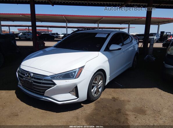 5NPD84LF8LH570854 2020 HYUNDAI ELANTRA Белый Передняя левая четверть
