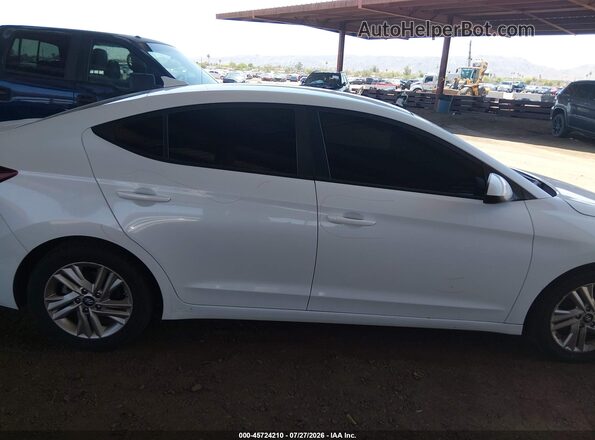 5NPD84LF8LH570854 2020 HYUNDAI ELANTRA Белый Вид задней части салона