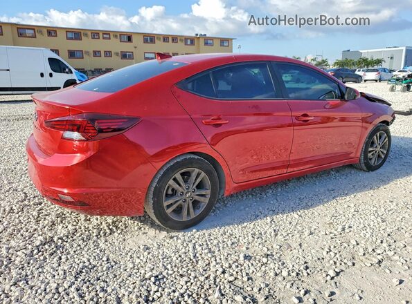 5NPD84LF8LH577366 2020 HYUNDAI ELANTRA Красный Задняя правая четверть