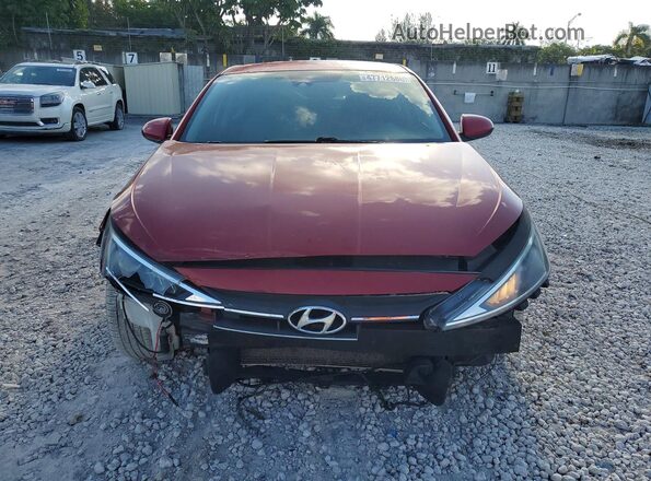 5NPD84LF8LH577366 2020 HYUNDAI ELANTRA Красный Вид спереди