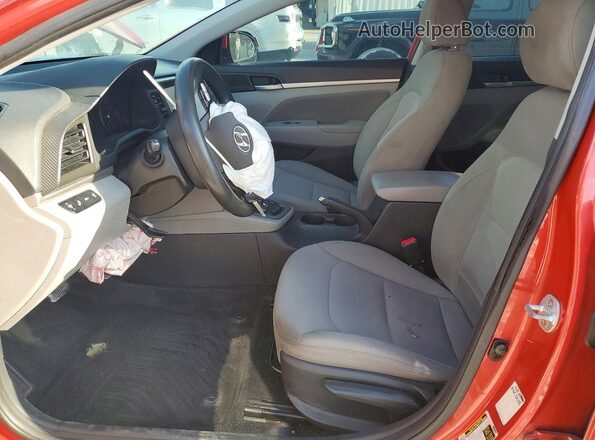 5NPD84LF8LH577366 2020 HYUNDAI ELANTRA Красный Вид салона спереди