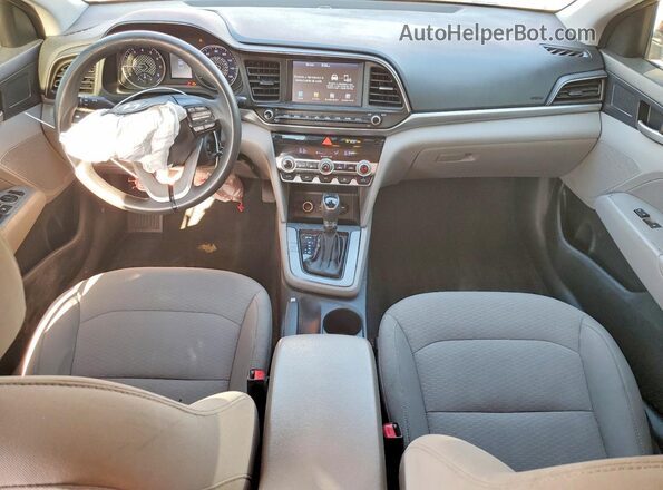 5NPD84LF8LH577366 2020 HYUNDAI ELANTRA Красный Вид панели приборов