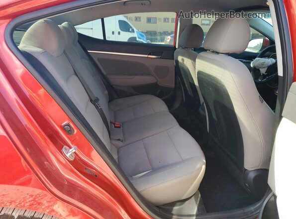 5NPD84LF8LH577366 2020 HYUNDAI ELANTRA Красный Вид задних сидений