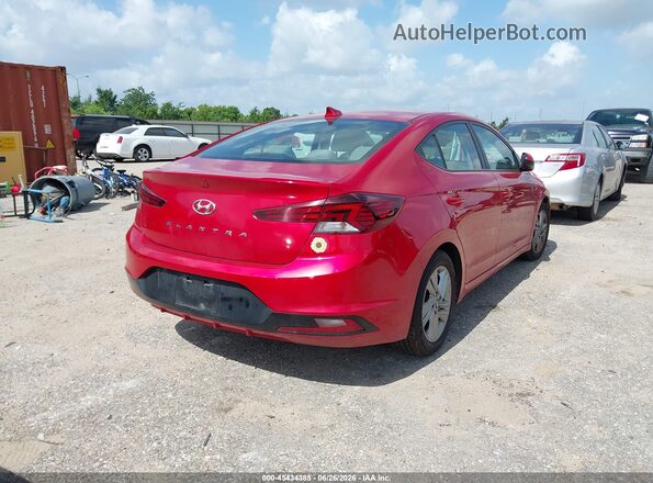 5NPD84LF8LH583801 2020 HYUNDAI ELANTRA Red Հետևի աջ
