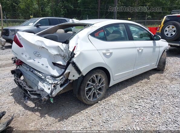 5NPD84LF8LH617459 2020 HYUNDAI ELANTRA White Rear right