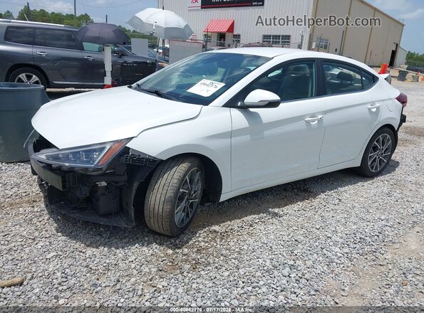 5NPD84LF8LH617459 2020 HYUNDAI ELANTRA White Front left