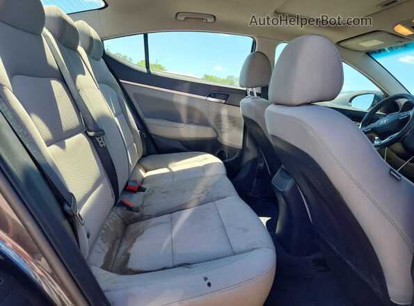 5NPD84LF8LH617476 2020 HYUNDAI ELANTRA Серый Вид задних сидений