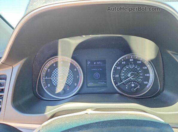 5NPD84LF8LH617476 2020 HYUNDAI ELANTRA Серый Вид щитка приборов